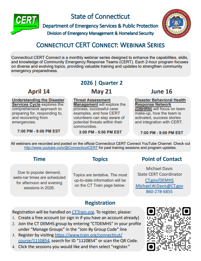 Webinar CERT spring 2026
